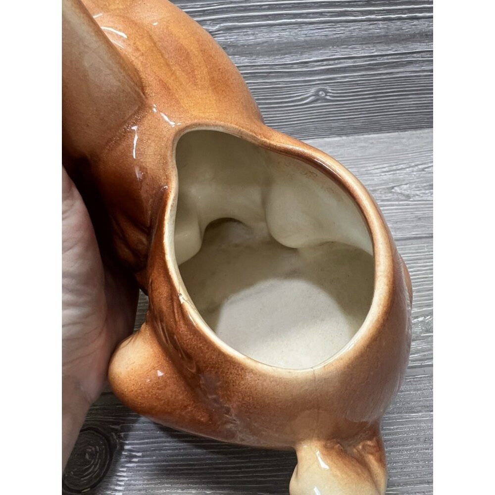Vintage Ceramic Cocker Spaniel Puppy Dog Planter 7.5” Midcentury Figurine - Picture 9 of 9